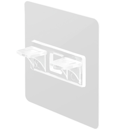 Hole-free partition bracket wholesale household wall traceless load-bearing double row large fixed cabinet wardrobe partition bracket