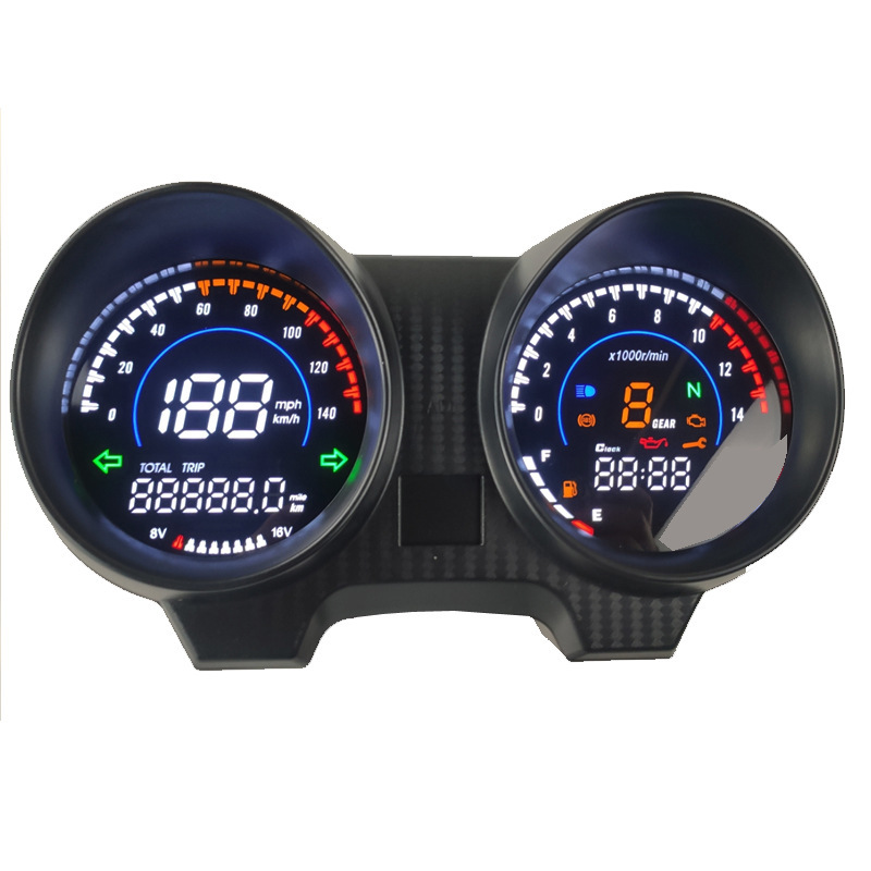 South American Hot Selling Motorcycle MAX125 Electronic LCD Meter CG TITAN150 Fan150 Dashboard
