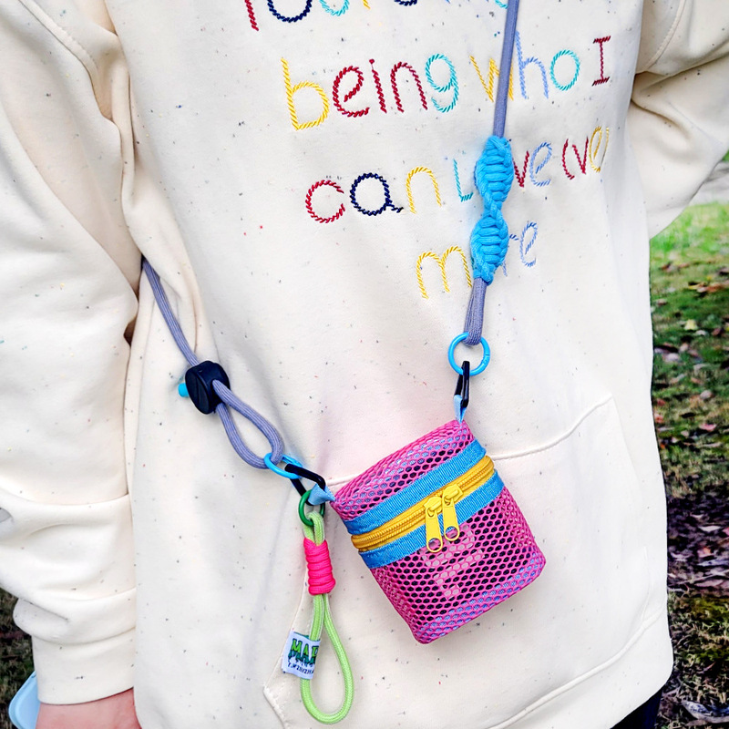 Audio Outdoor Shoulder Storage Bag Hollow Music Mesh Bag Dopamine JBLGO Storage Special Bag Hand Bag