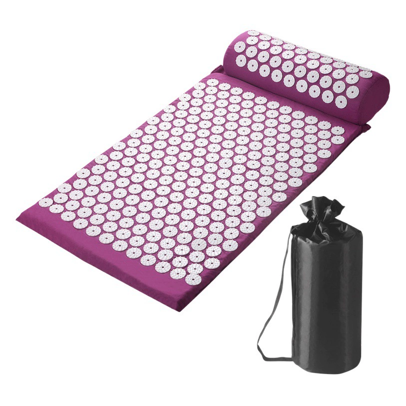 Массажный иглоукалывание Коврик для йоги Фитнес-товары ЛФК Коврик для акупунктуры Наволочка Иглоукалывание Массажный костюм Акупунктура ++