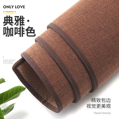 Günəş əleyhinə siperlik Mat Anti-Slip Dashboard Center Console - linen-style-coffee-color-please-specify-your-car-model-in-the-order-notes