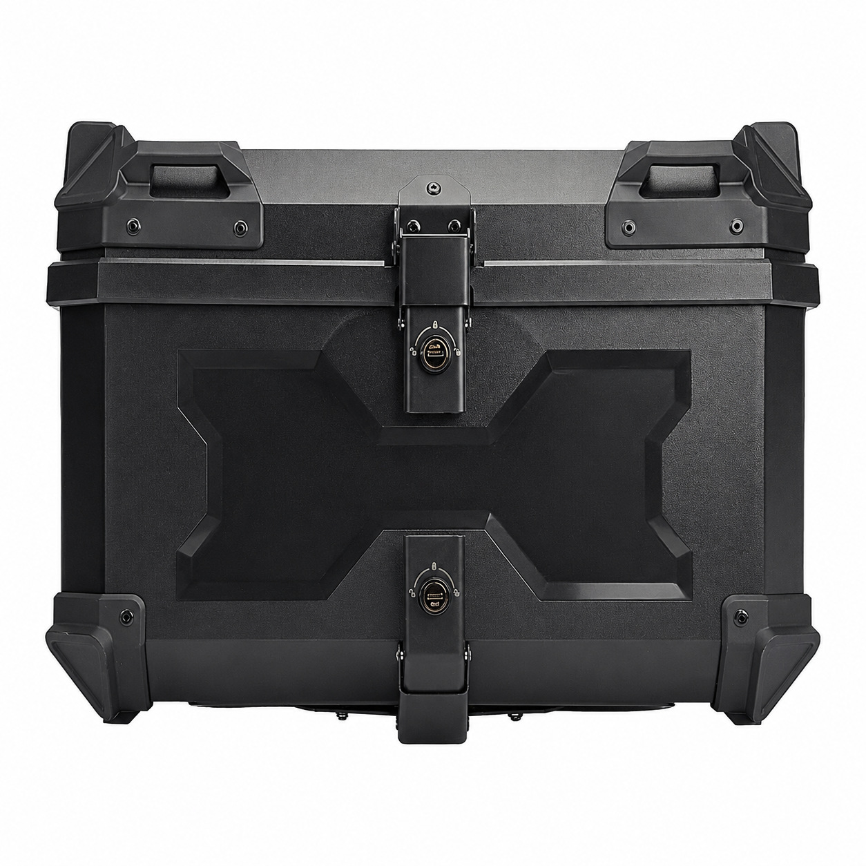45L Motorcycle High-Strength Abs Quick-Release Waterproof and Anti-Collision Storage Box, Universal Large-Capacity Storage Tail Box for Electric Vehicles