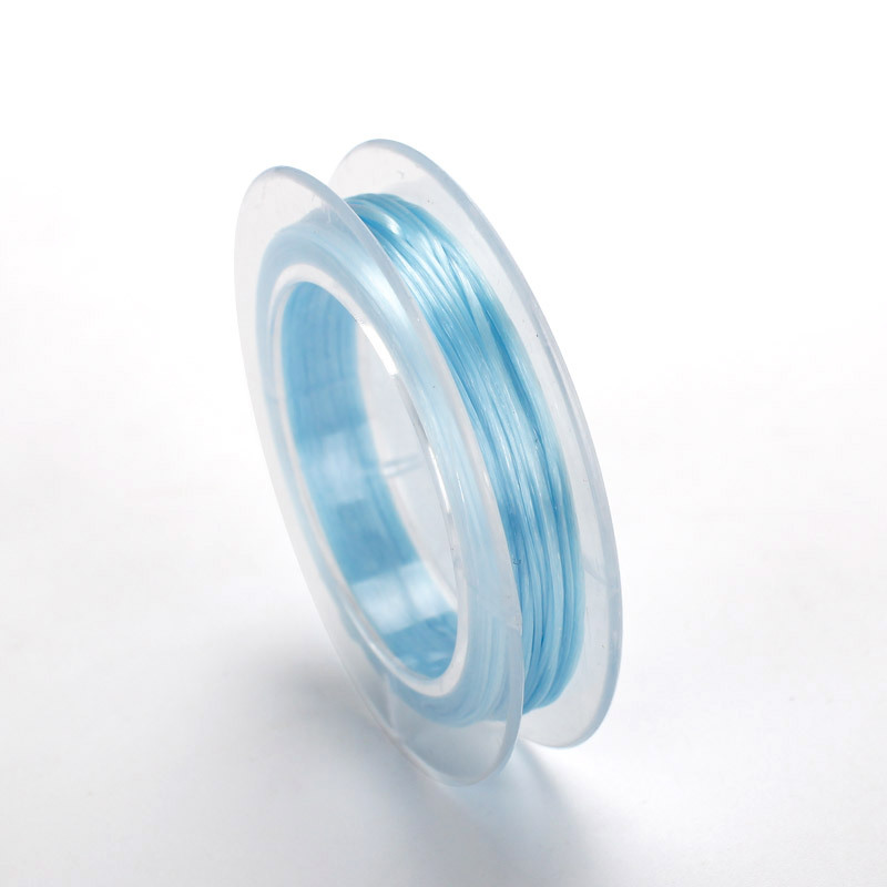 Cordón de pulsera de alta calidad de alambre plano elástico, cordón de cuentas resistente al desgaste, cordón de juego de alta elasticidad, cordón especial para pulsera