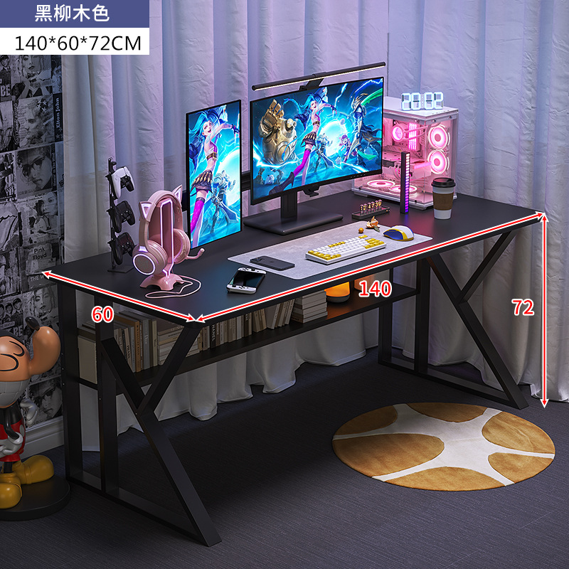 Juego de mesa de deportes electrónicos blanco combinación de mesa y silla mesa de anclaje niña dormitorio hogar simple escritorio de la computadora de escritorio