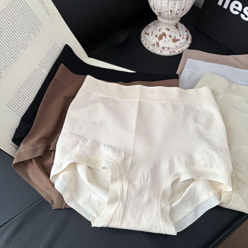 6576 High-Elastic Nylon Seamless Mid-Waist Women's Briefs, Breathable and Fresh Triangle Panties, Spring and Summer Thin Style with a Premium Feel