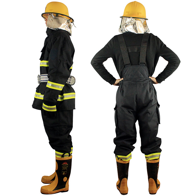 14款消防服3C认证头盔手套靴子五件套装消防员灭火防护战斗服17款