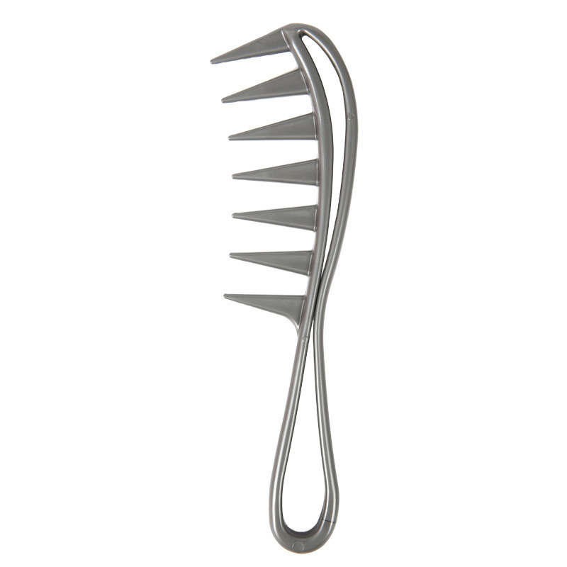 Retro Oil Head Comb Men's Hairdressing Large Back Set Comb Styling Texture Comb Airplane Head Wide Tooth Styling Comb