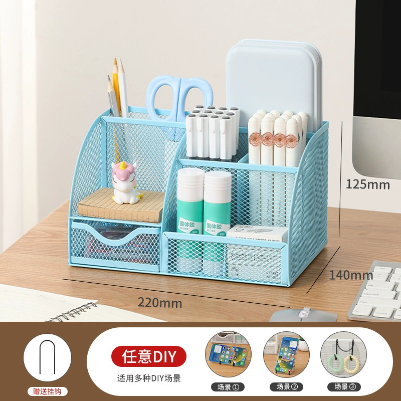 Metal universal high quality pens holder, storage box
