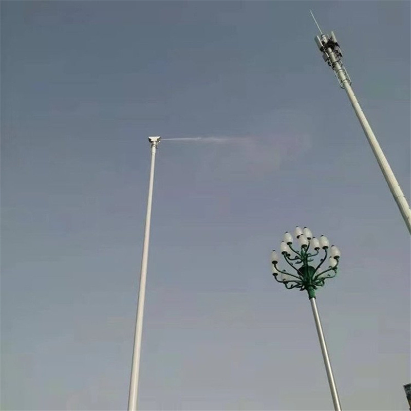 矿场抑尘雾桩 20米半径雾桩 旋转雾桩厂家