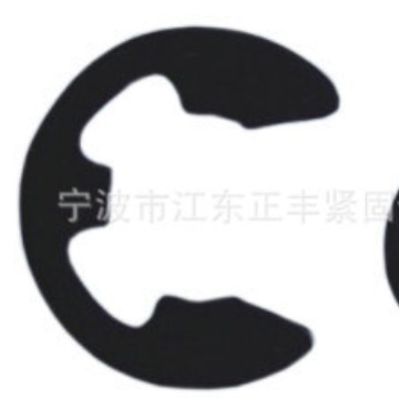 锰钢卡簧挡圈GB/T896 开口挡圈1.2-16  发黑轴用挡圈