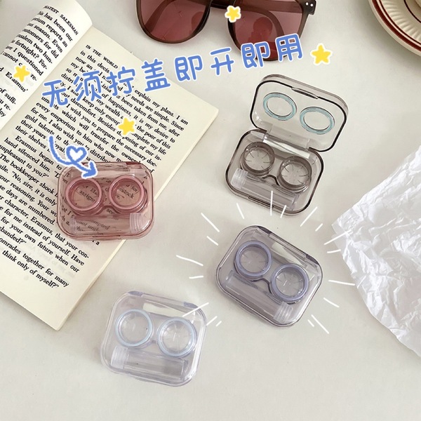 Transparent invisible cute glasses with bow