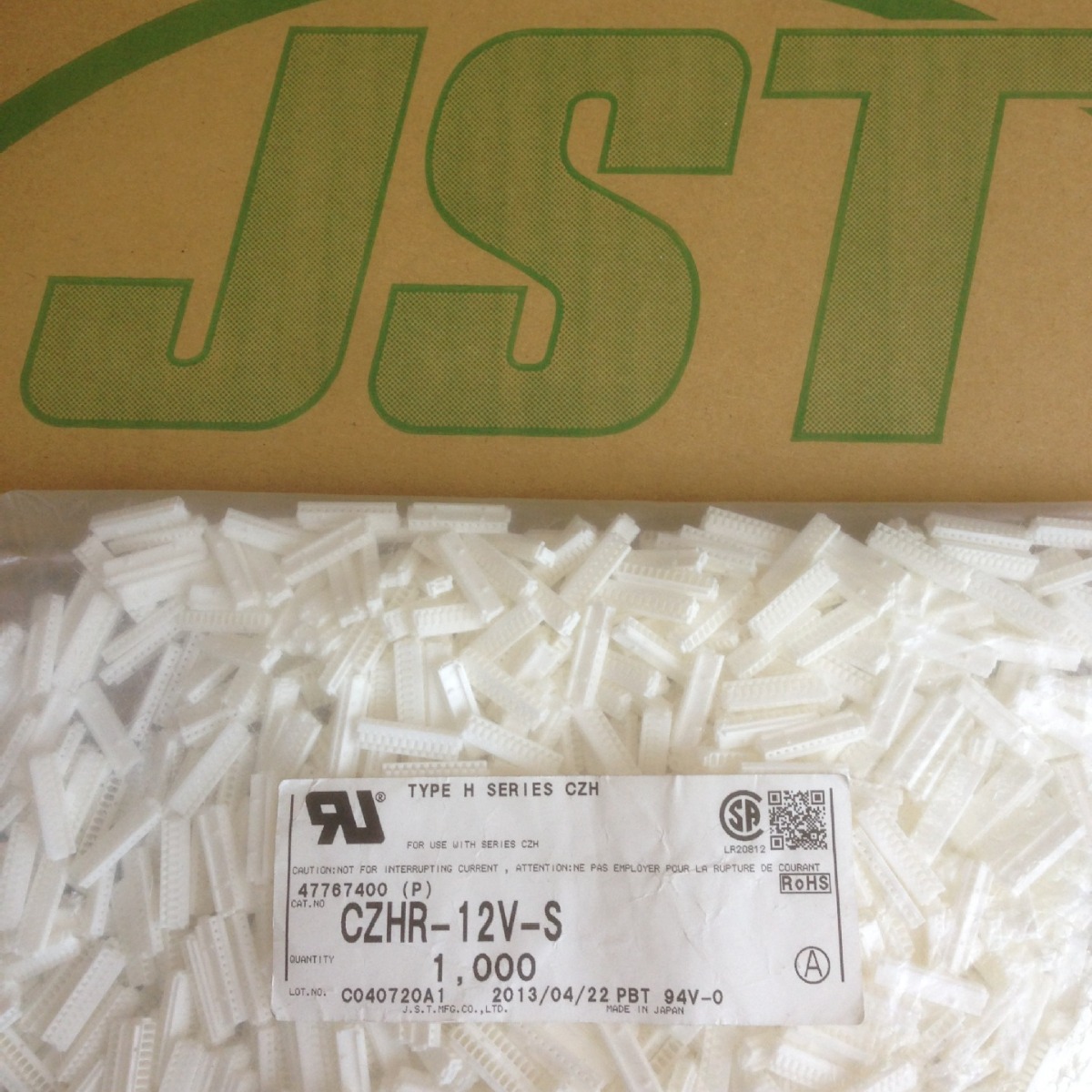 现货供应  整盘  JST CZHR-12V-S