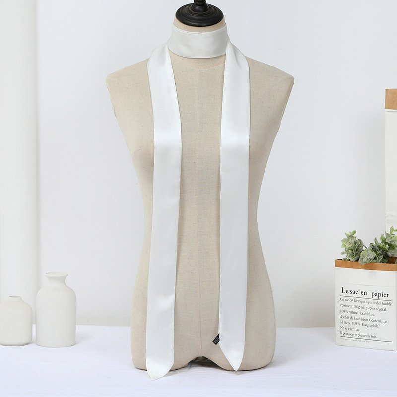 韓国版の細い細い長さの小さいスカーフの女性はバッグの取っ手を縛って春夏の秋のシフォンのプリントの小さいスカーフのマフラーを持ちます。|undefined