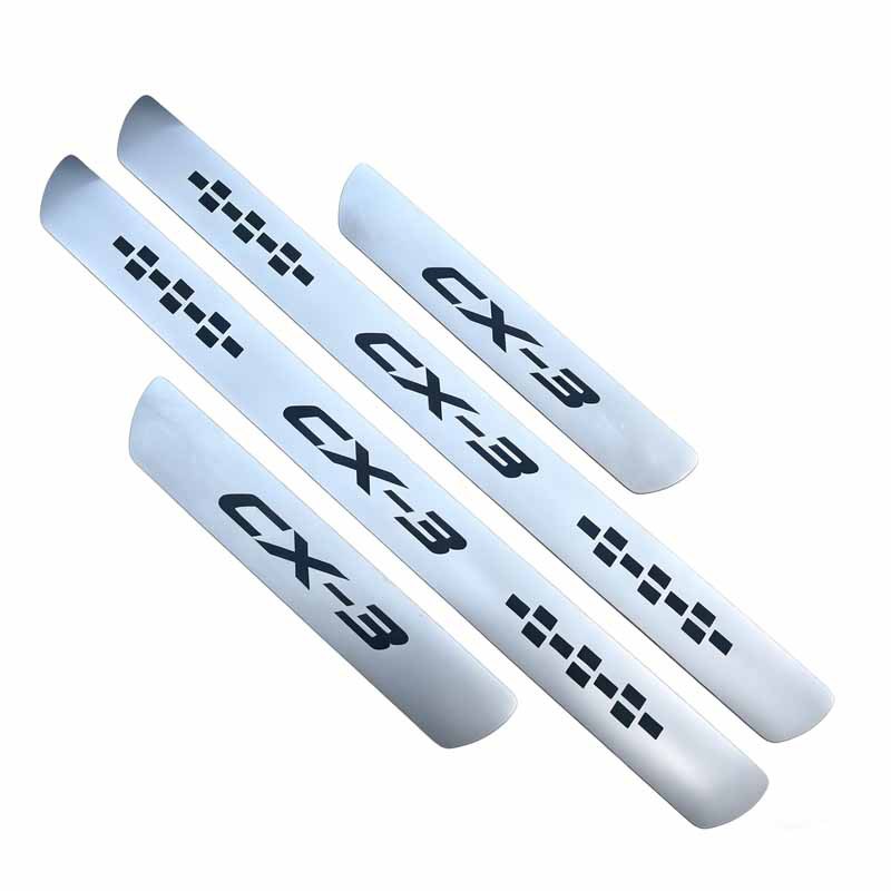 Mazda Cx-30/Cx-90/Cx-60/Cx-3 Welcome Pedal Mx-30 Modified Threshold Strip Stainless Steel