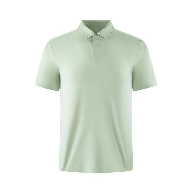 26 Golf Ice Silk Seamless Polo Shirt Breathable Summer Workwear Men's Business Casual Summer Short Sleeve Customization