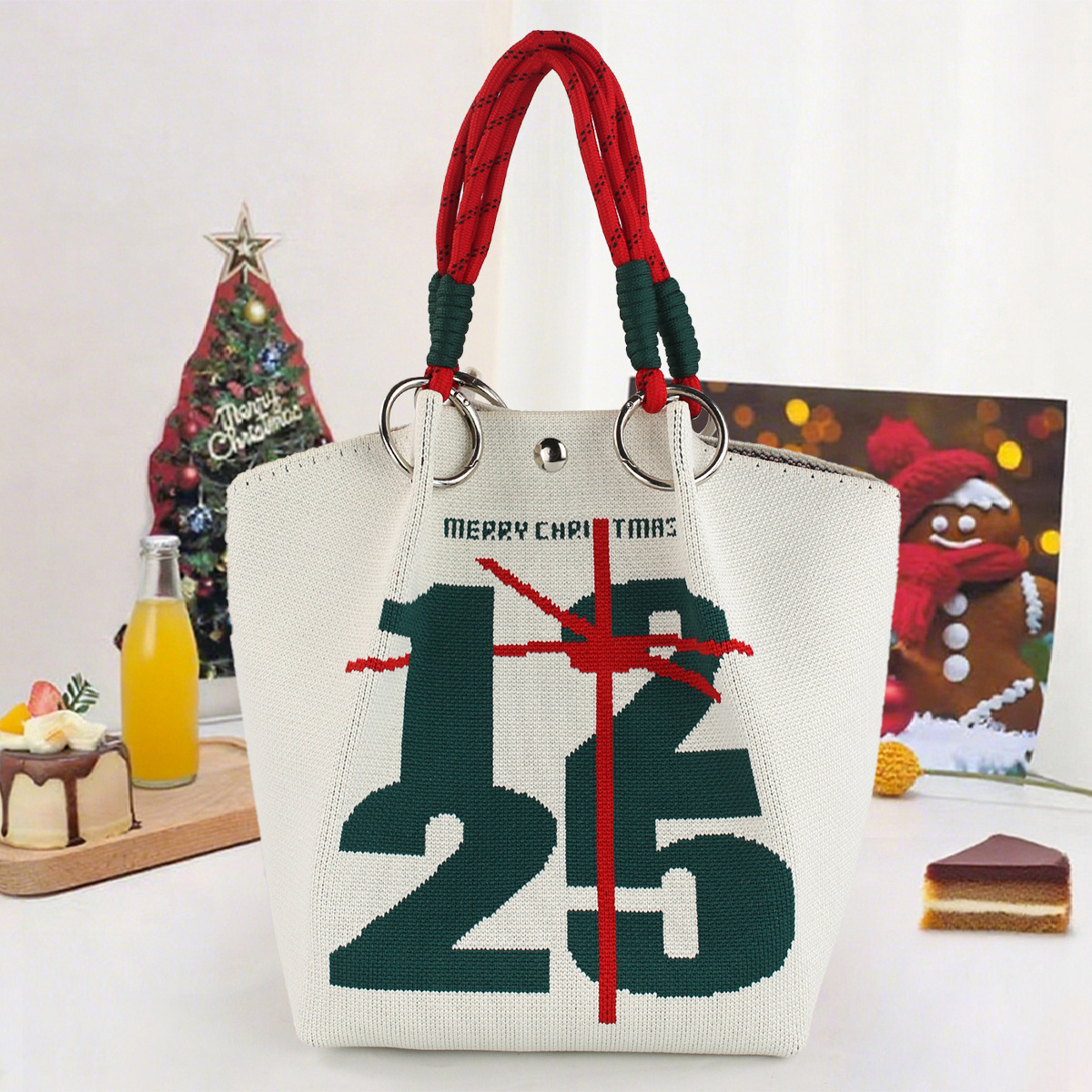 Bolsa de regalo de Navidad y Año Nuevo, bolsas de regalo de mano, bolsas de regalo de mano, bolsas de muñeca.