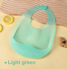 Children's Silicone Bib Baby 3D Food Bowl Baby Children's Eating Waterproof Baby Mouth Towel Bib