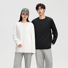 羽绒长袖T恤男女情侣内搭外穿鹅绒保暖上衣秋冬圆领t可机洗打底衫