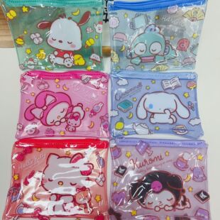 Japanese single Sanrio cartoon cute pvc waterproof storage bag 14.5 * 11.5cm