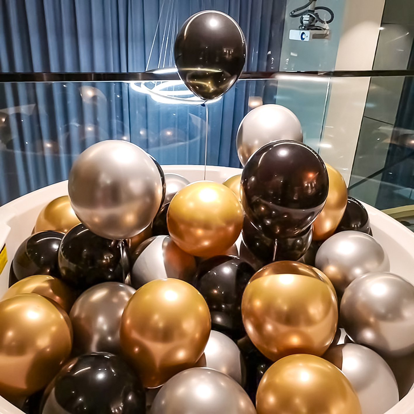 亮片網紅加厚金屬氣球生日派對婚房裝飾場景布置氣球組合套裝批發