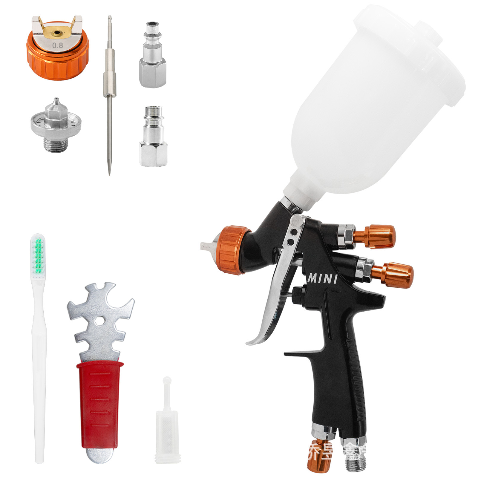 厂家包邮迷你88汽车零部件小面修补喷涂机喷漆枪细腻雾化气动喷枪