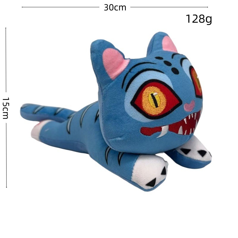 跨境新k-pop demon hunters plush 猎魔女团动漫老虎玩偶毛绒玩具|undefined