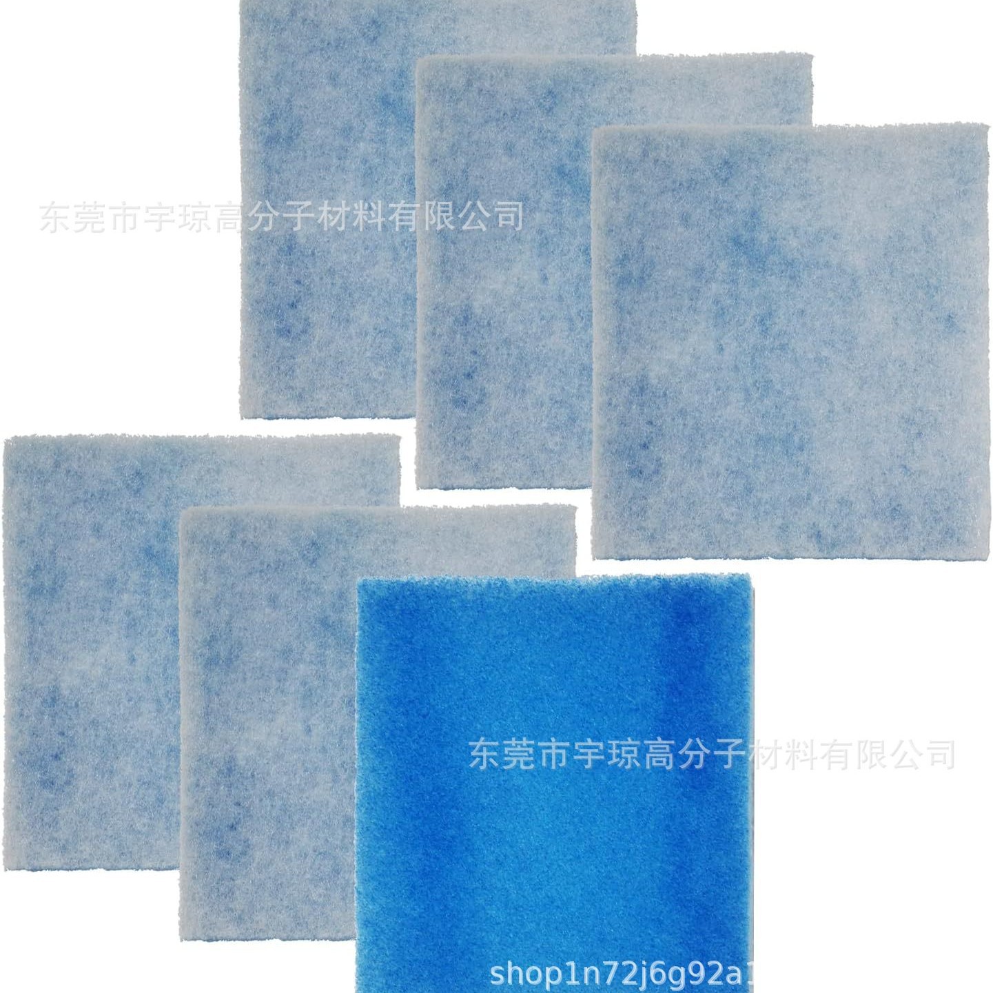 FUNMAS 室内干燥器通风口过滤棉替换件 高效蓝白过滤棉空气净化芯