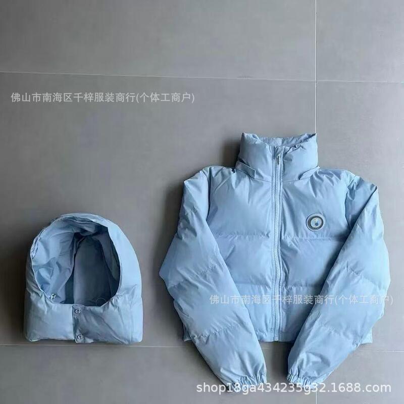 High-end foreign trade Trapstar embroidered letter ins women's slim-fit cotton jacket, high street coat, thickened for winter, trendy brand High-end foreign trade Trapstar embroidered letter ins women's slim-fit cotton jacket, high street coat, thickened for winter, trendy brand
