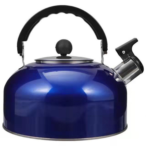 Stainless steel chime kettle large capacity color household flat bottom kettle 3L4L5L kettle cross-border supply gift wholesale