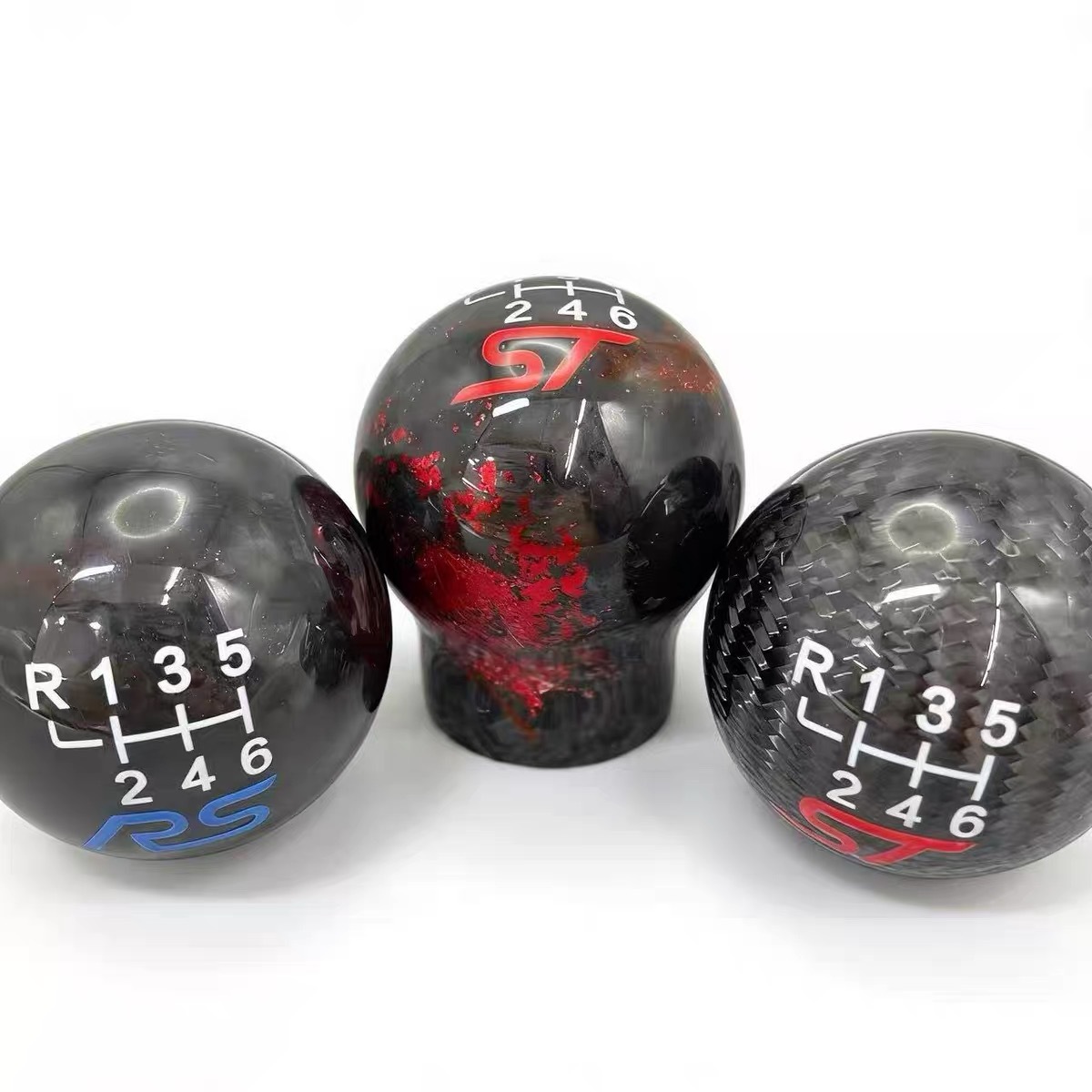Focus Fiesta RSST modified carbon fiber gear shift knob