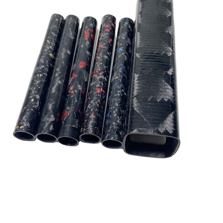 厂家供应定制轻质3k碳纤维管定制碳纤维杆锻造普通纤维管