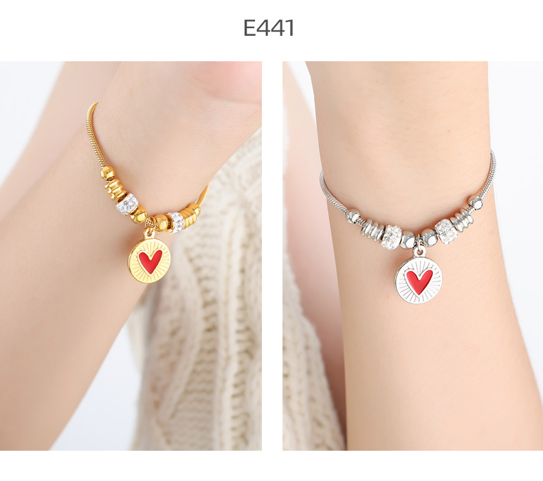 15g Weight 0.03µm-0.05µm Gold Plating Thickness PVD Coated Gold Plating Process 18K Gold Plated Plating Material 304 Stainless Steel Pendant Material Shell, Zircon Inlay Material Bracelets Classification 304 Stainless Steel Chain Material 1 Piece Quantity Daily, Street Occasion 304 Stainless Steel Material Heart Shape, Eye Pattern Women's Gender Simple Style Style Waterproof Non Tarnish, Enamel, Plating, Inlay Craft PVD Coated Real Gold Plated 18K Gold Heart Shape Eye Titanium Steel Simple Style Waterproof Non Tarnish 304 Stainless Steel Bracelets 10