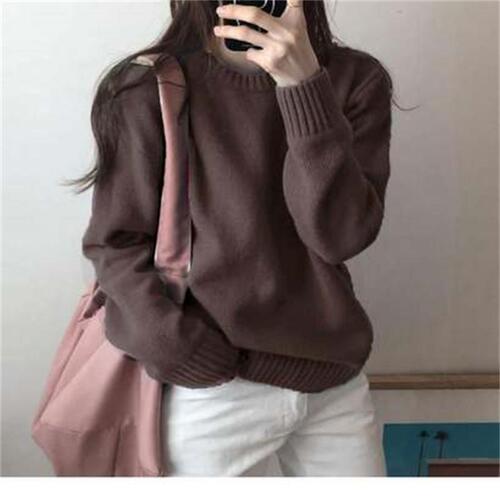 Spring, Summer, Autumn, Winter Sweet and Cute Women's Knitwear New Loose Lazy Style Outerwear Long-sleeve Turtleneck Top