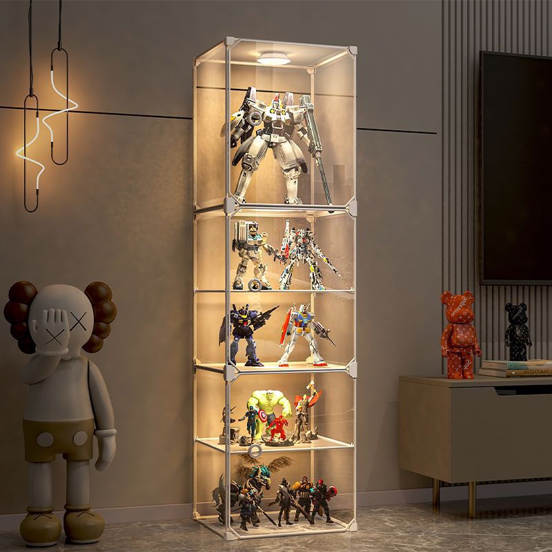 透明手办乐高展示柜盲盒模型展示柜大容量玩具展示架陈列收纳柜