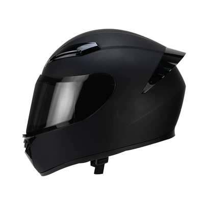 Motosiklet kaskı (dəbilqə) — Retro Helmet Summer All Year Round - matte-black-m