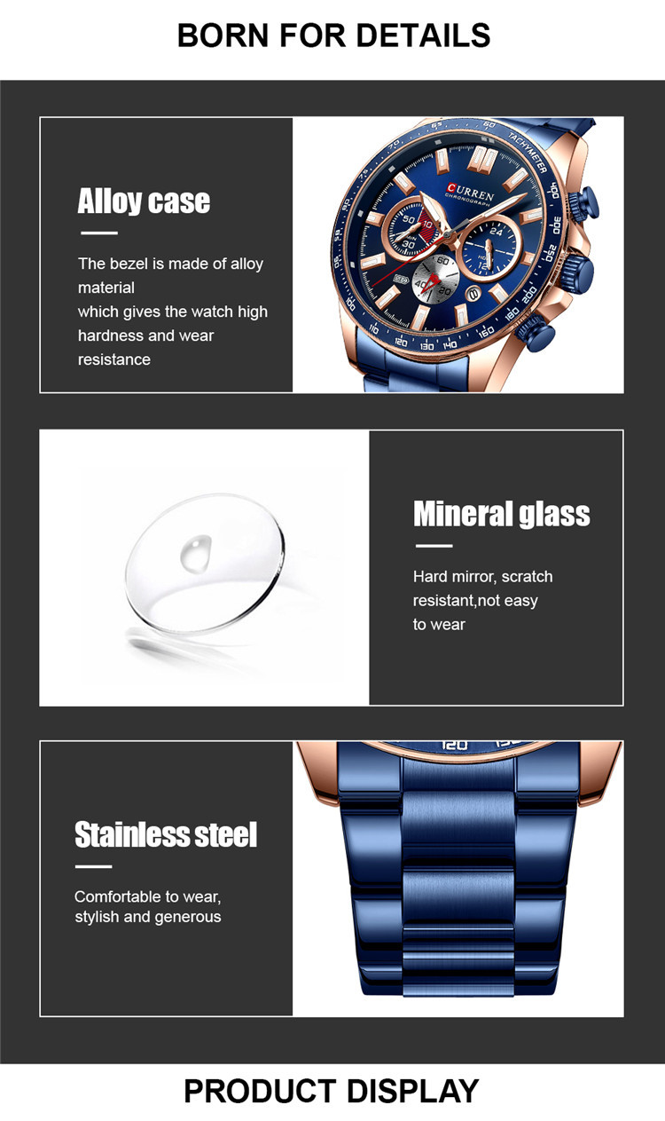 Chronograph watch for men