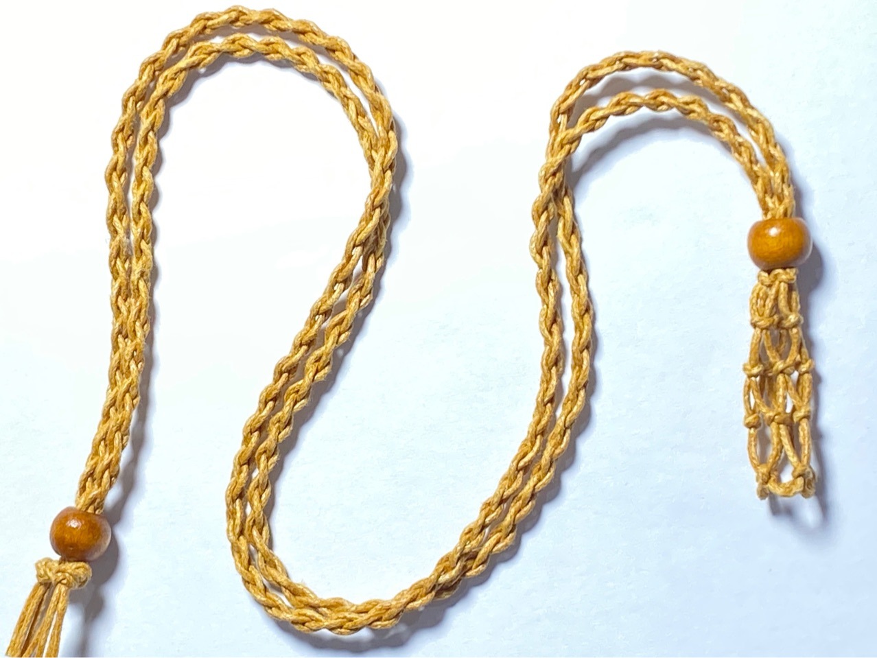 Transfronterizo de piedra natural bolsillo de red trenzado colgante ajustable bolsillo de red retráctil mano trenzada red soporte cuerda retro