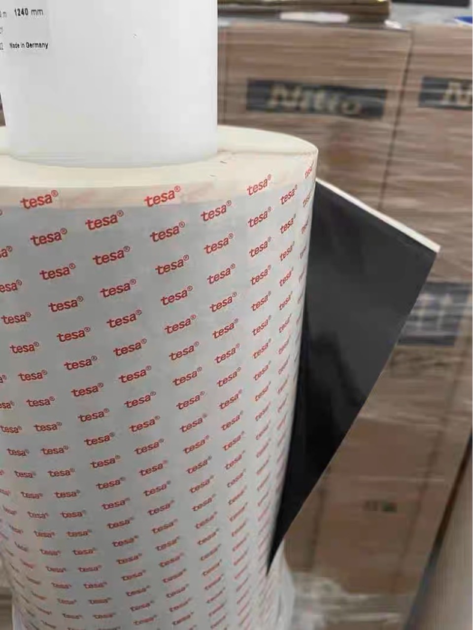 德莎TESA61765系列黑色双面透明PET高性能薄膜胶带视窗触摸屏固定