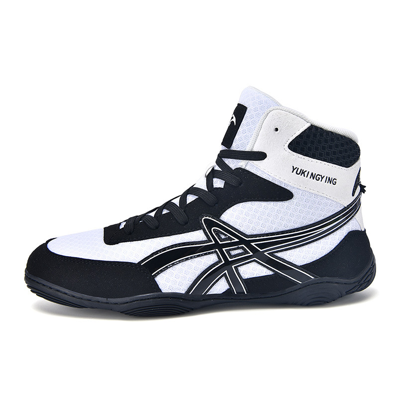 Nuevos zapatos de sanda transpirables, zapatos de boxeo masculinos de moda, zapatos de lucha libre, zapatos de entrenamiento en interiores