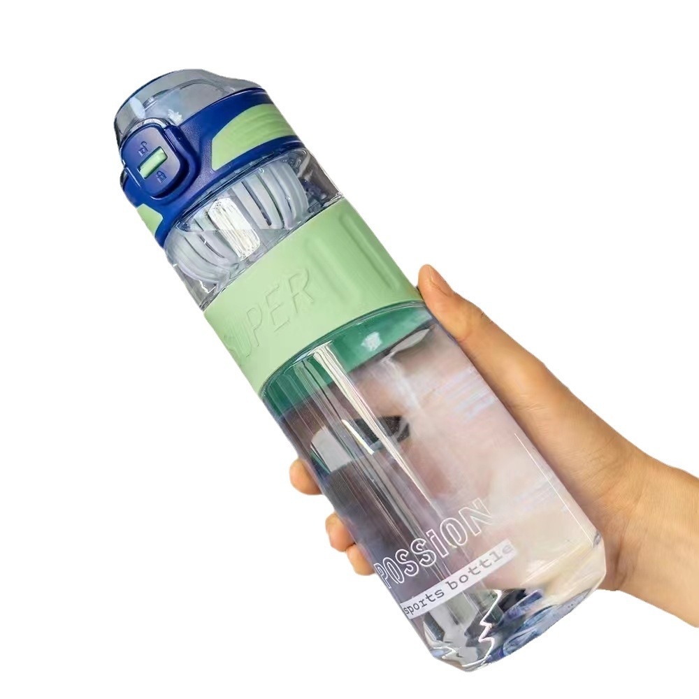 Tianyi 0951 nueva cubierta de rebote deportes taza de agua aislamiento térmico taza de té estudiante al aire libre portátil fitness taza de plástico