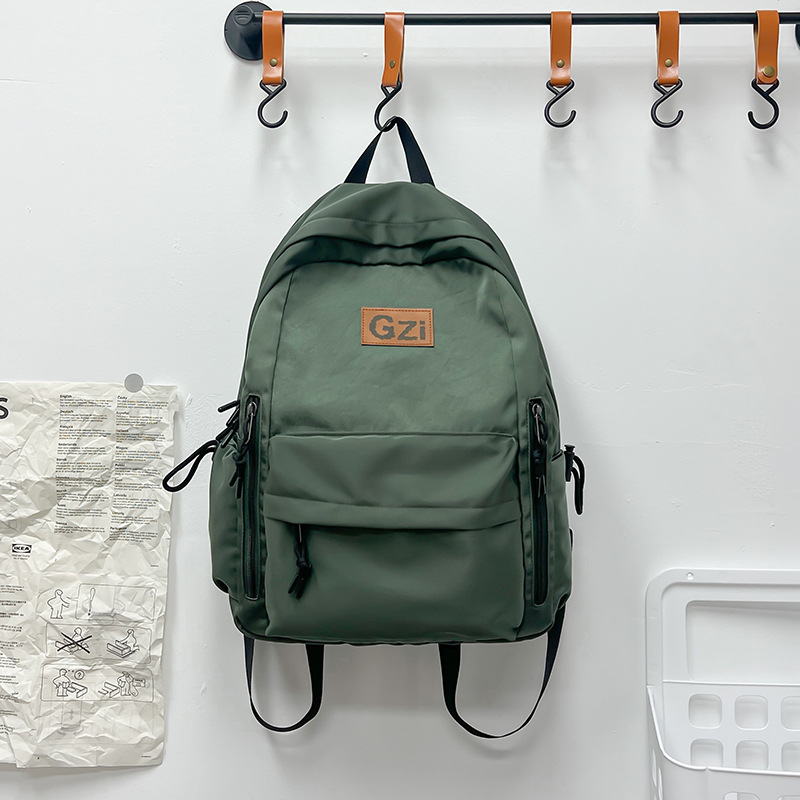 Mochila de la escuela secundaria de las niñas mochila para estudiantes universitarios de gran capacidad bolso casual de moda de los hombres de moda mochila de estilo coreano