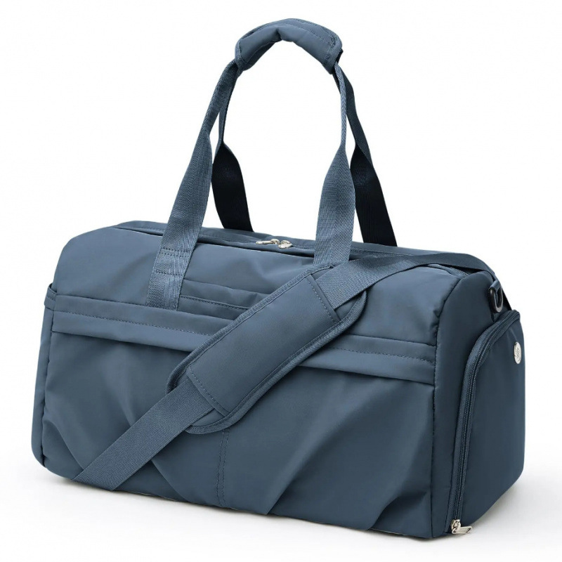 Bolsa de fitness con zapato compartimiento bolsa de equipaje deportivo impermeable bolsa de viaje bolsa de yoga con barra de tracción cubierta de viaje almacenamiento