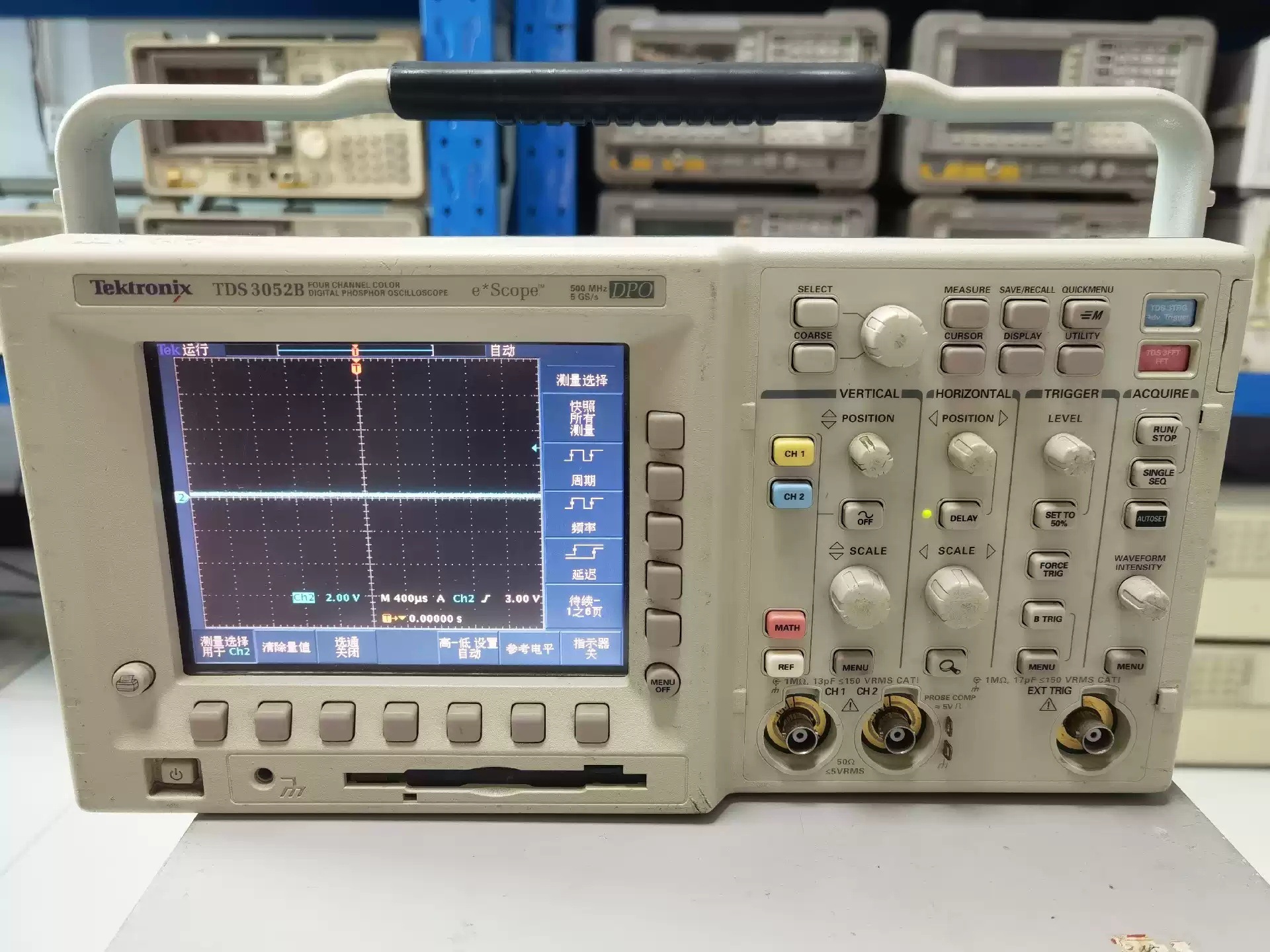 泰克Tektronix TDS3052B数字示波器 500MHZ 两通道