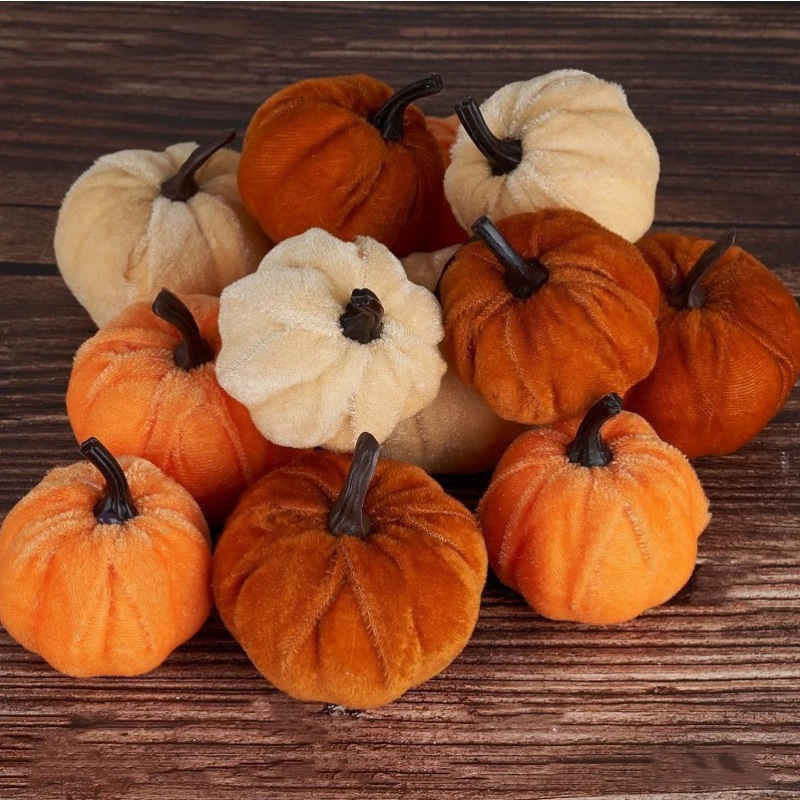 Cross-Border Foam Pumpkin Ornaments Harvest Festival Thanksgiving Decorations Factory Wholesale Autumn Hot-Selling Artificial Plush Pumpkins Cross-Border Foam Pumpkin Ornaments Harvest Festival Thanksgiving Decorations Factory Wholesale Autumn Hot-Selling Artificial Plush Pumpkins