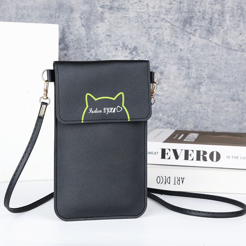 Nueva bolsa de teléfono móvil de las mujeres del todo partido de la moda coreana pequeña bolsa de hombro mini monedero de gran capacidad multifuncional crossbody bolsa pequeña