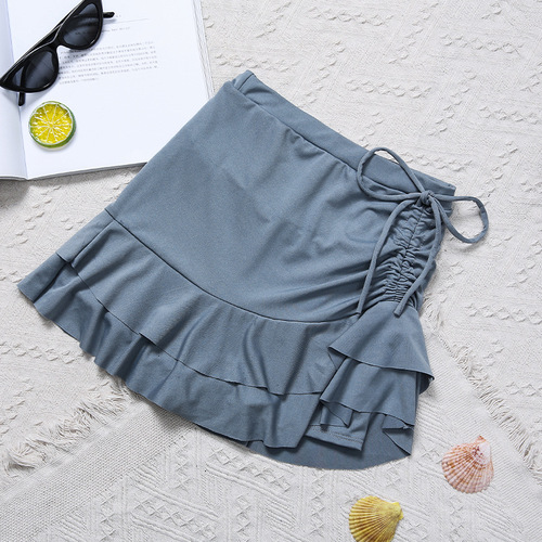 Swimsuits, women wholesale, split two-piece set, pure slim, flat-angle skirt, fairy, small breasts, swimsuit wholesale