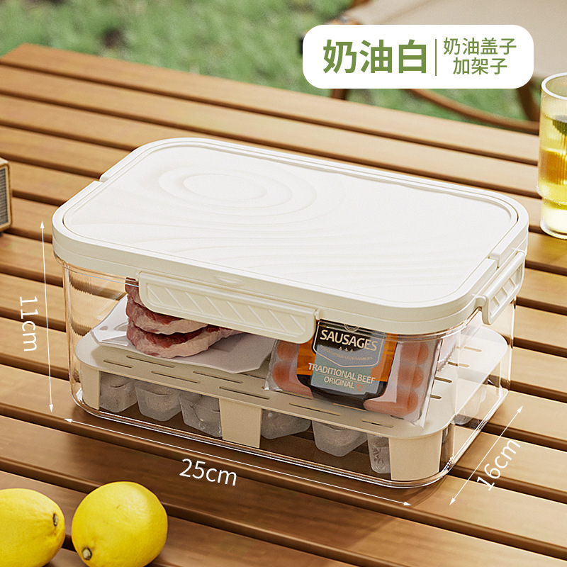 屋外フルーツアイスクリッパーポータブル食品グレードピクニック弁当箱冷蔵庫食品密封収納ボックス|undefined