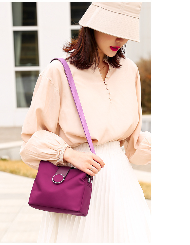 Borsa a tracolla donna, borsa a spalla in nylon multitasche_voghion.com