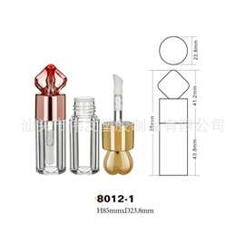 生产加工新款包材 方形塑胶圆形唇彩唇釉 化妆品彩妆包材