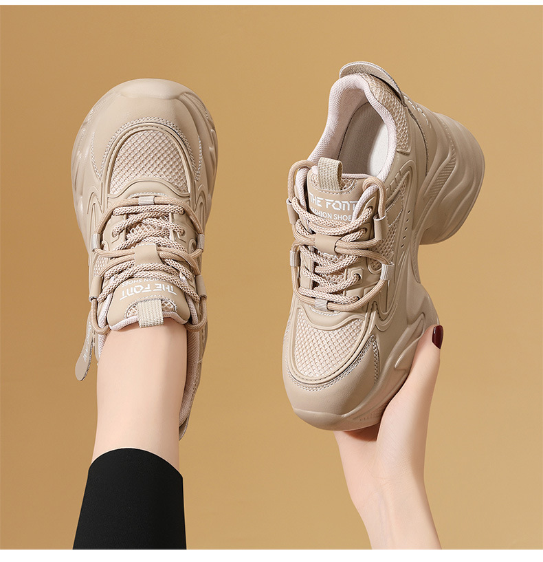 Dames, 2024 nieuwe verhoogde, herfst- en winterreizen, lichtgewicht dikke onderkant casual sneakers_voghion.com